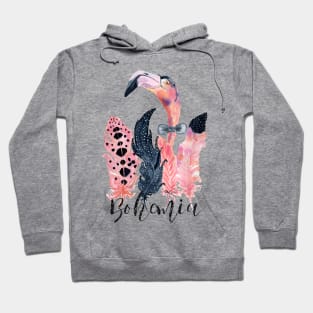 Bohemian Flamingo Hoodie